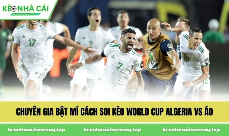 Chuyên gia bật mí cách soi kèo World Cup Algeria vs Áo