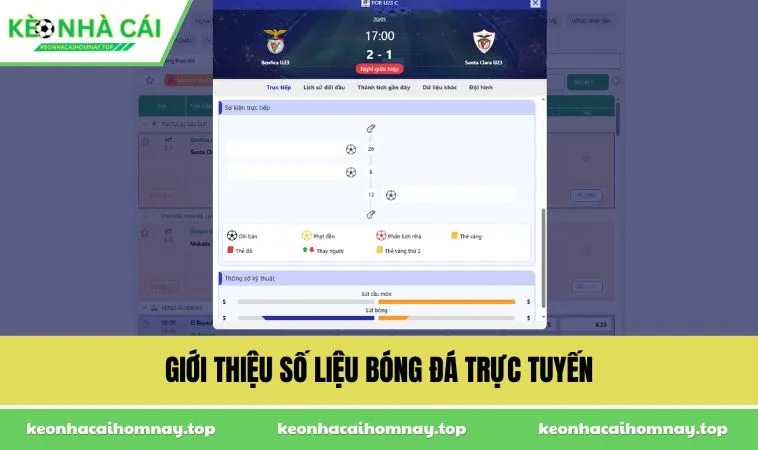 gioi thieu so lieu bong da truc tuyen Giới thiệu số liệu bóng đá trực tuyến