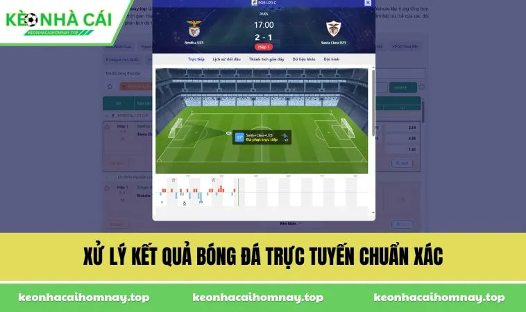 Xử lý kết quả bóng đá trực tuyến chuẩn xác